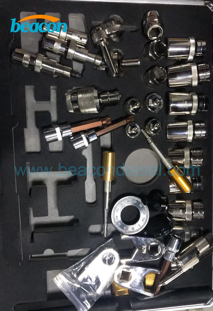 Made in china fuel injector repair tool 38 pieces sets tool, injector dismounting tool