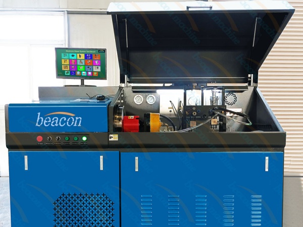 Mexican customer received the CR708 common rail fuel injection pump test bench and the 12PSB diesel fuel injection pump test bench provided by Beacon company