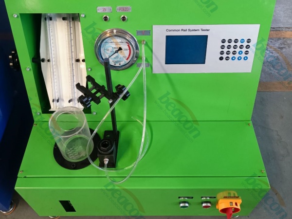 Beacon machine common rail diesel injector test bench EPS100S finished and start shipping