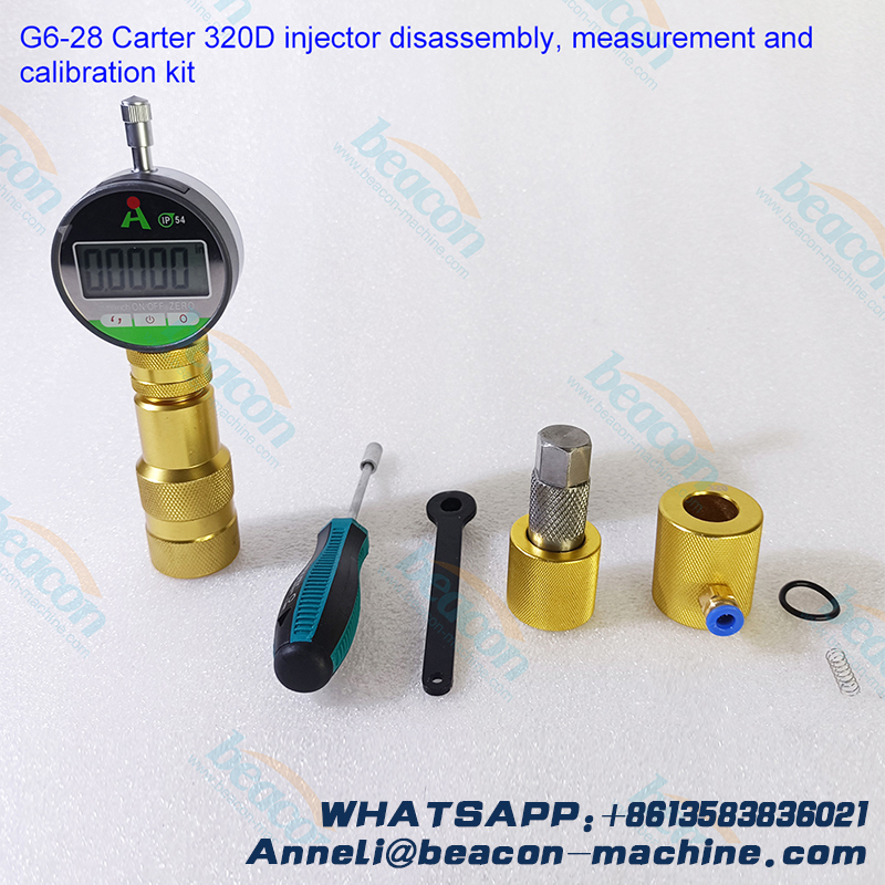 G6-28 320D Injector Remove tool BEACON Common Rail Injector Calibration Kit For Fuel Injector
