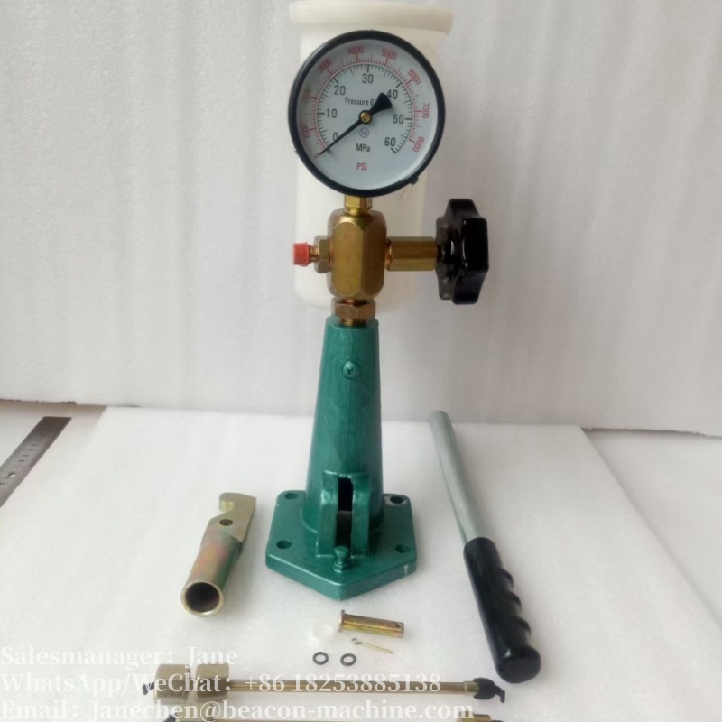 S80H S60H PS400A Diesel Injector Nozzle Calibrator Fuel Nozzle Tester Manual Diesel Booster Pump Work with Common Rail Tester