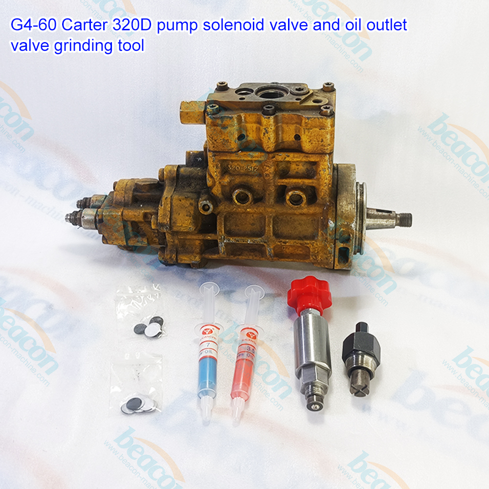 G4-60 Cat 320D Pump Solenoid valve And Oil outlet valve Grinding Tools Kit