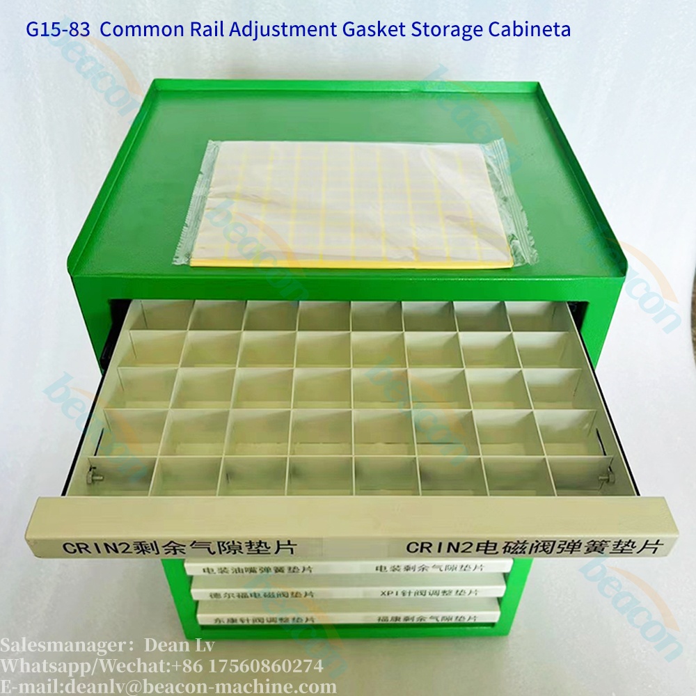 G15-83 Common Rail Adjustment Shim Storage Cabinet