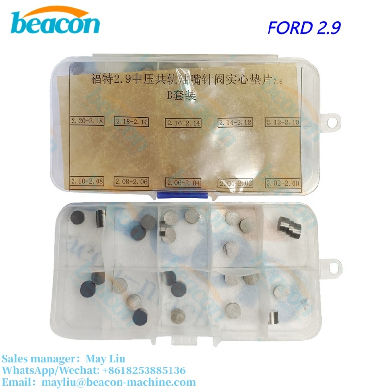 Ford 2.9 Medium Pressure Common Rail Nozzle Needle Valve Solid Gasket AB Kit