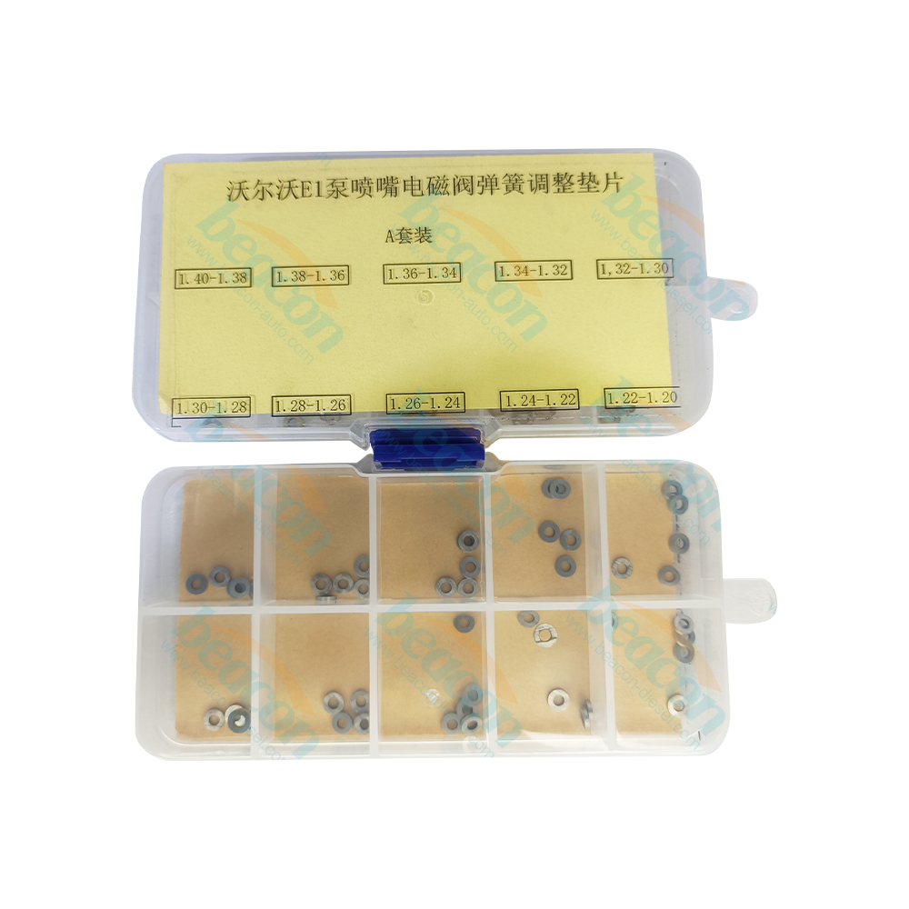 Pump Nozzle Solenoid Spring Adjustment Gasket Adjustment Spacers for Volvo Injectors 