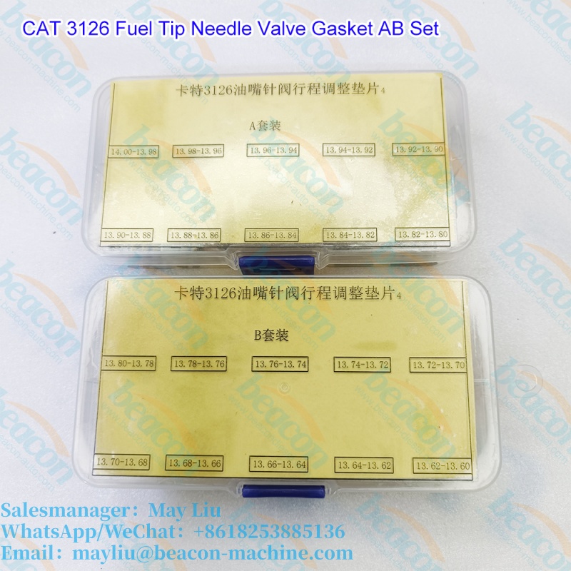 Fuel Injector Nozzle Valve Gasket for CAT 3116 and CAT 3126 Injectors