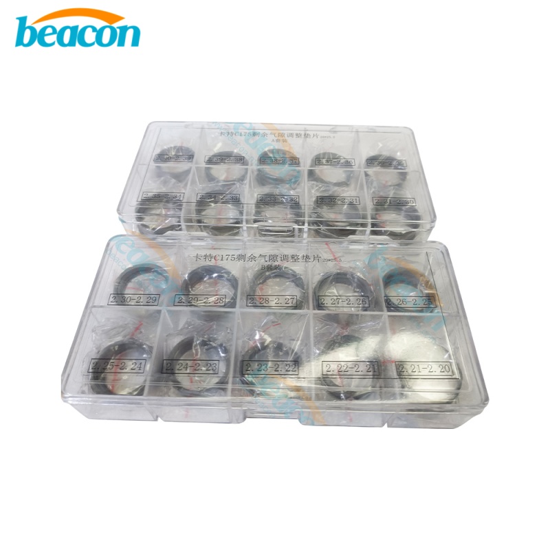 Fuel injector spring gasket and shim for CAT C175 injectors