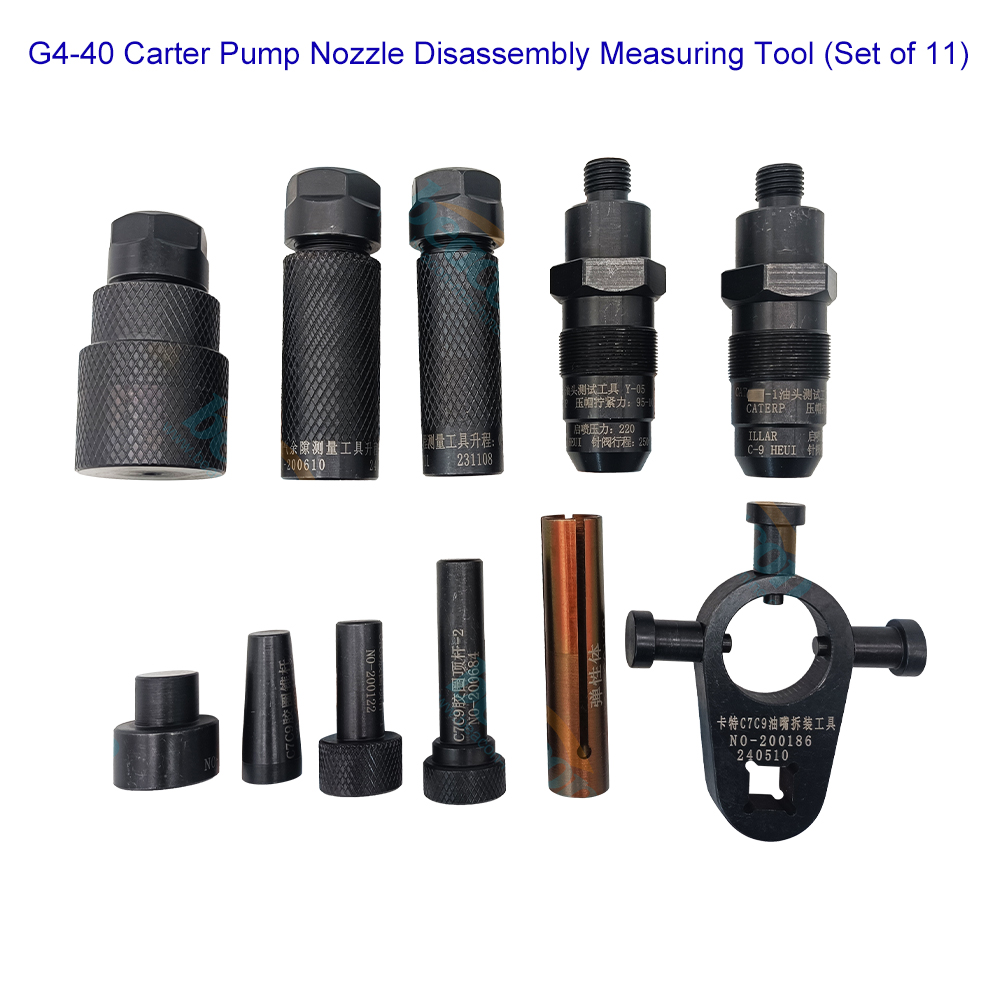 G4-40 Caterpillar C7 C9 Injector Removal and Installation Tool Kit 10 piece set