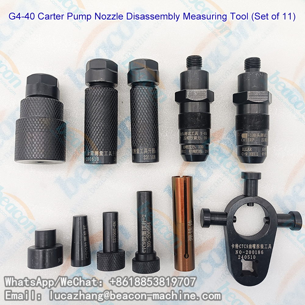 G4-40 Caterpillar C7 C9 Injector Removal and Installation Tool Kit 10 piece set