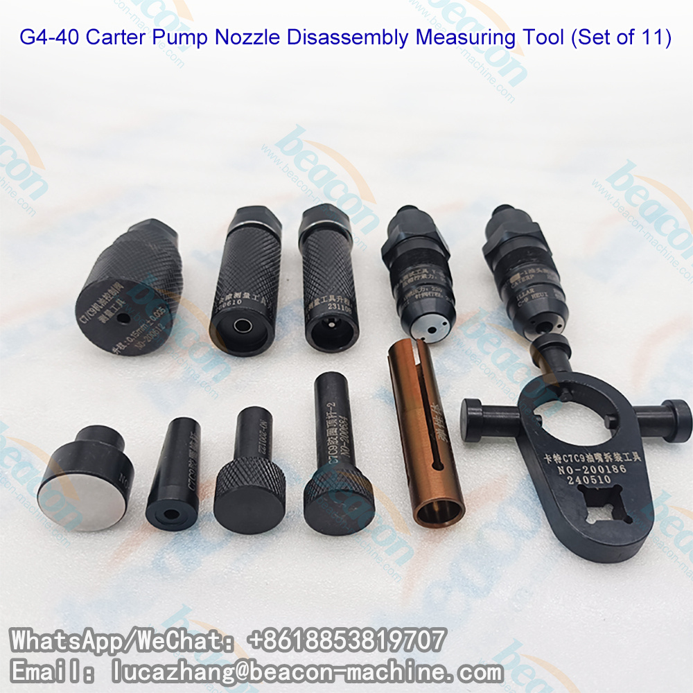 G4-40 Caterpillar C7 C9 Injector Removal and Installation Tool Kit 10 piece set