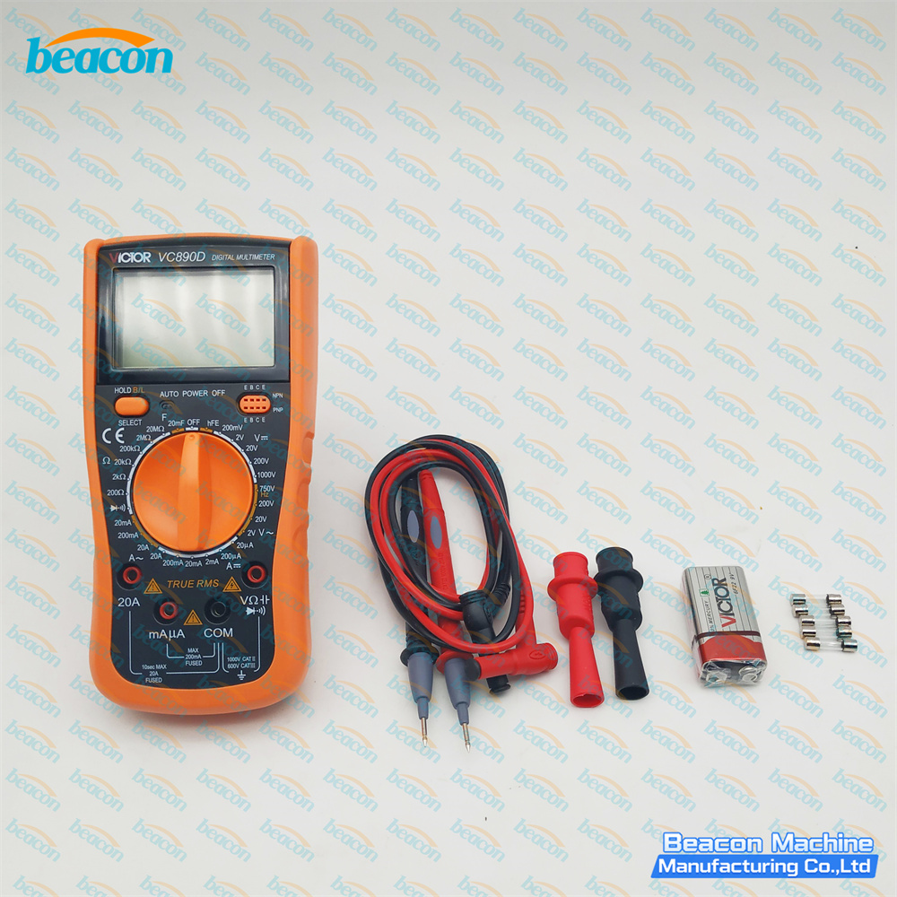 Manual Range High Precision Handheld Multimeter Capacitor Burn Proof Digital Display Multimeters