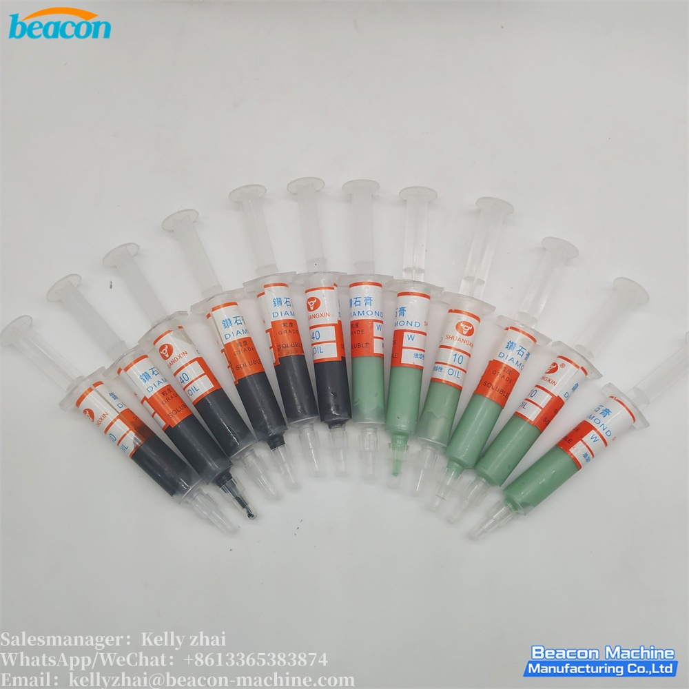 G14-8 polishing paste is used with a polishing machine