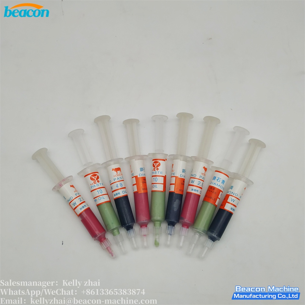 G14-8 polishing paste is used with a polishing machine